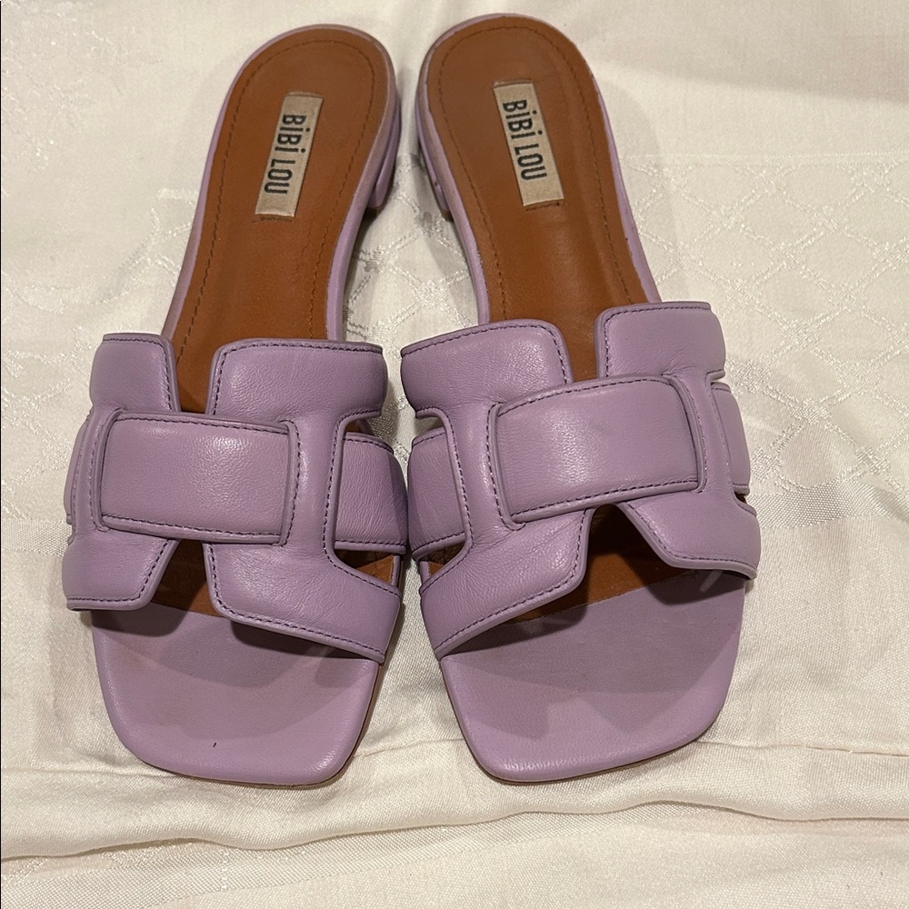 BiBi Lou Women's Purple Slide Sandals